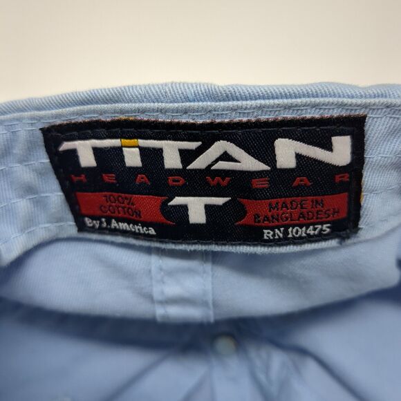 McCall Idaho Mountain Slideback Hat Blue One Size Embroidered Titan - Picture 8 of 8